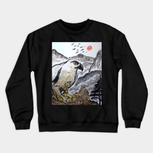 Raptor of the Mountain Crewneck Sweatshirt